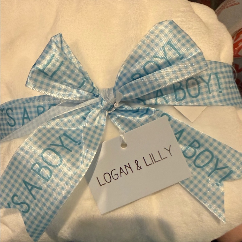 Super Soft Logan & Lilly “Born 2026” Baby Blanket- NWT - Picture 5 of 5